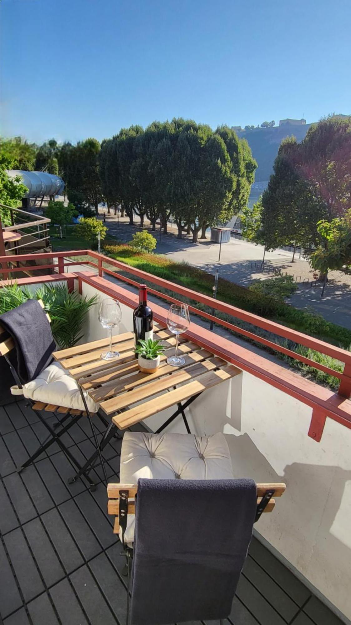 Apartment Mit Balkon Am Rhein Koblenz  Luaran gambar